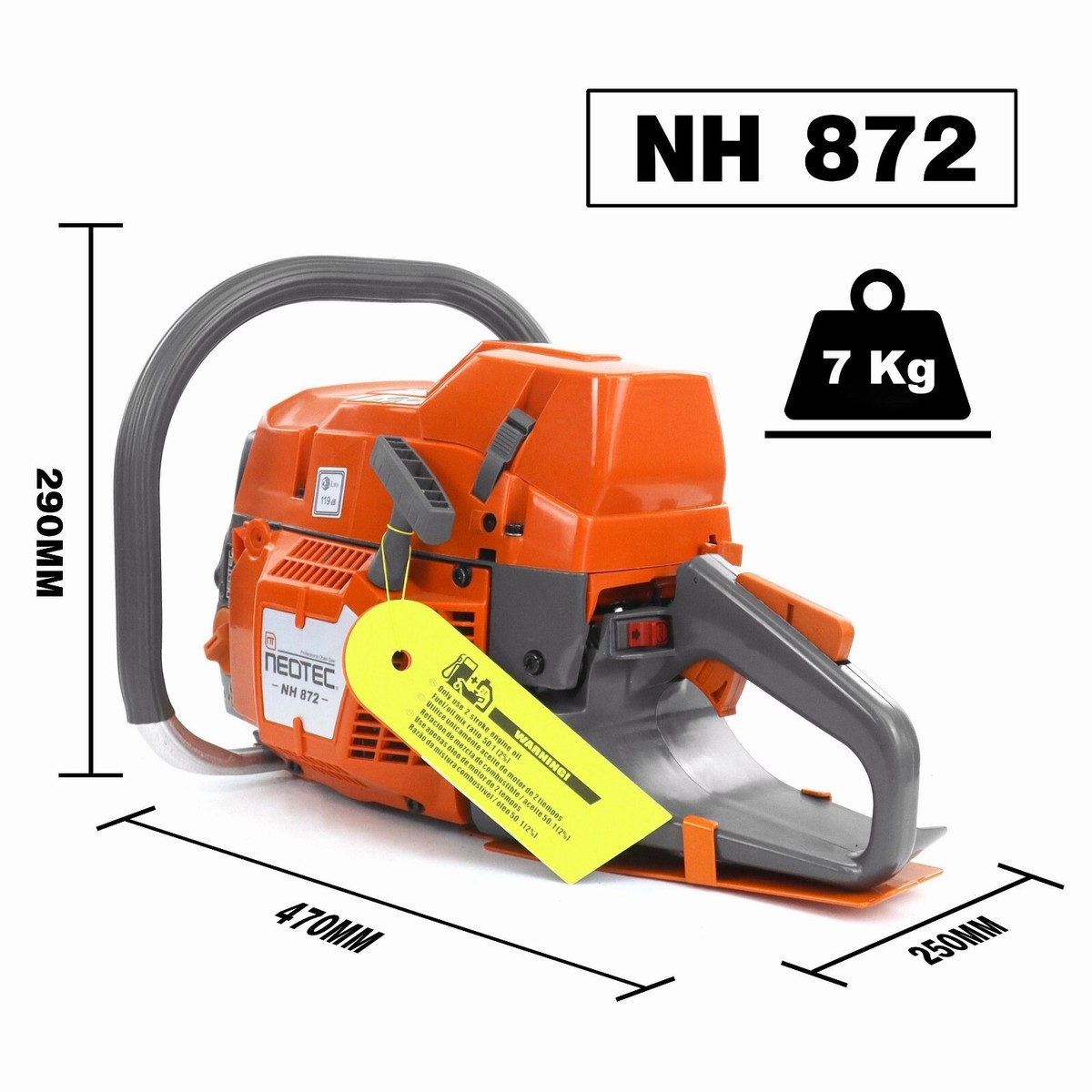 71cc Gasoline Chain Saw Power Head Compatible with Husqvarna 372XP