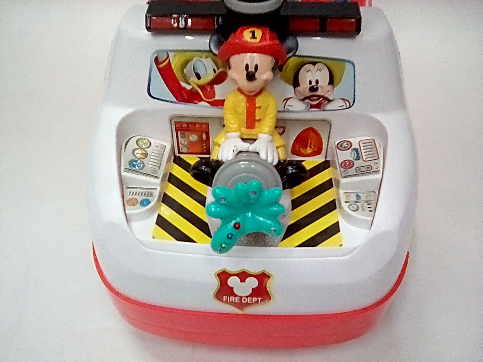 mickey mouse fire truck kiddie ride