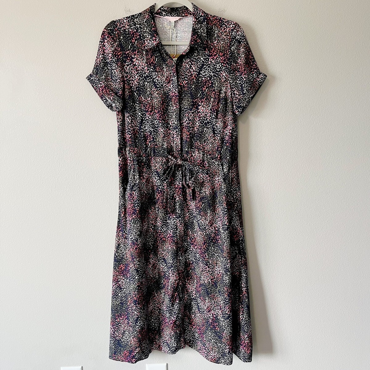 joules grey floral dress Joules Tailored Grey Floral Dress Size Uk 12 New