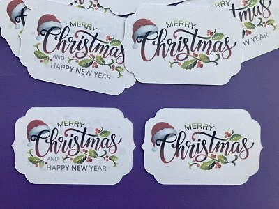 Christmas Card Sentiments Card Making Banners Embellishments Topper Scrapbooking