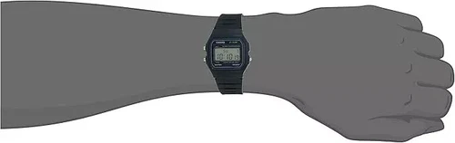 CASIO F91W-1 Unisex Black Digital Watch with Black Band New Aus Stock - Picture 5 of 5