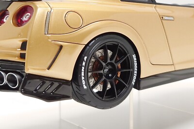 ignition model NISSAN GT-R ゴールド 1/64 Ignition Model TOP SECRET Nissan GT-R (VR32) Matte Gold