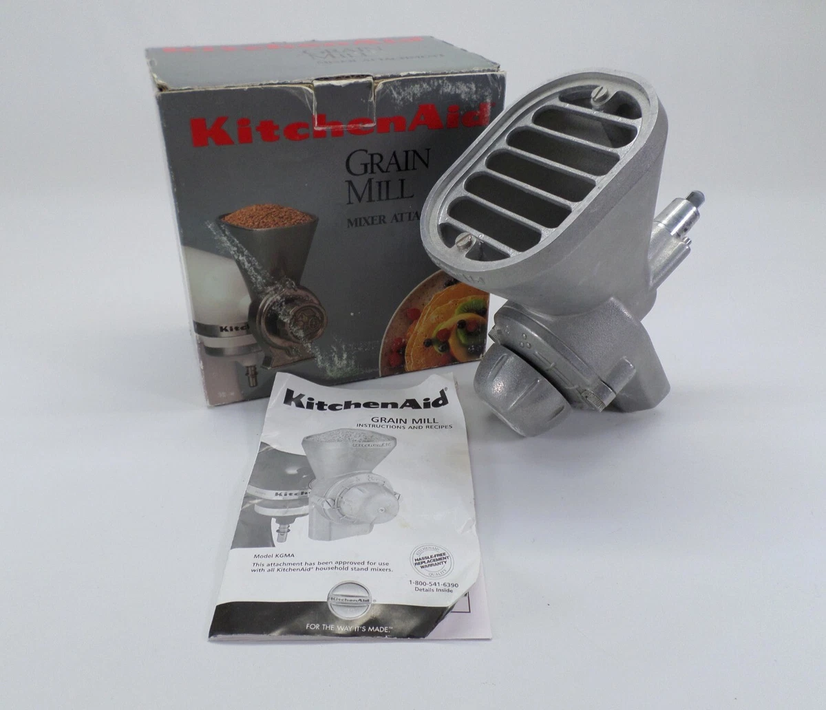 KitchenAid Grain Mill Stand Mixer Attachment Coffee Grinder Manual