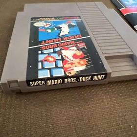 Super Mario Bros Duck Hunt con Manual de Instrucciones Nintendo NES Juego Probado FUNCIONA