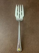 Weidlich Wed1 1934 Antique Sterling Silver Cold Meat Serving Fork 7 1/4” 33 g