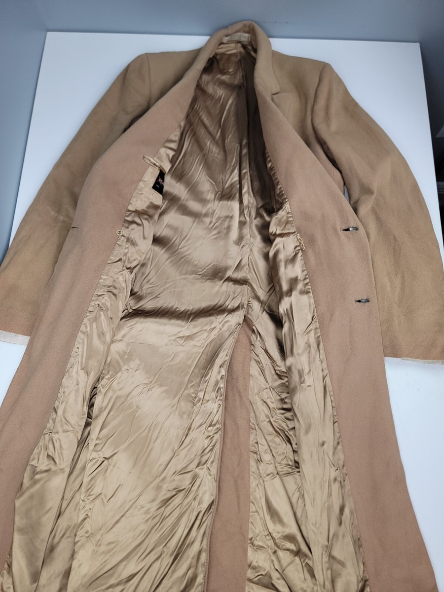 Yves Saint Laurent ツイード ダブルブレスト コート ボア Yves Saint