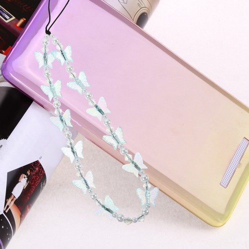 2 Pcs -slip Chain of Decoration Girl Butterfly Beaded Charm - 第 3/12 張圖片