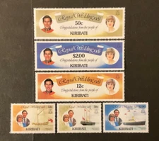 Kiribati Scott #373-8 never hinged