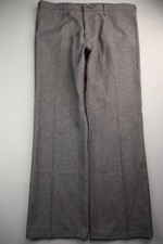 Vintage Men's Wrangler Polyester Pants Gray 82HK USA Size 38x30