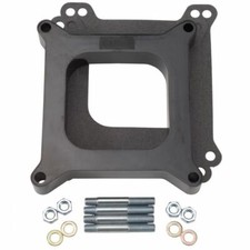 Edelbrock Carburetor Spacer Open Center 1 Inch Thick 4 Hole 8710