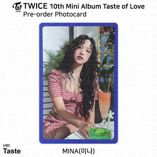 TWICE 10th Mini Album Taste of Love Official Photocard Mina KPOP K-POP - Picture 9 of 29