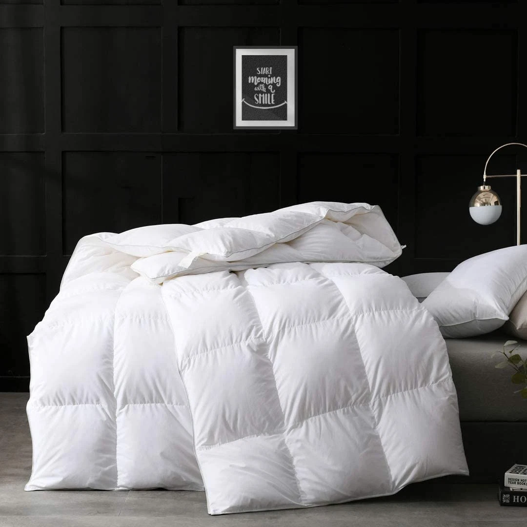 Goose feather top and down comforter