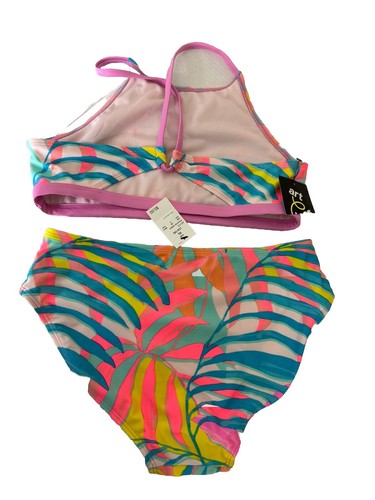 🧷 ART CLASS GIRLS' 2pc BIKINI SET, multicolor, XL 14/16 - Picture 2 of 2