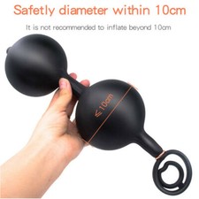 Inflatable Anal Plug Expandable Dildo Pump Butt Plug Anal Stretcher Bdsm Sex Toy
