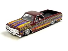 1965 Chevrolet El Camino Lowrider   Red 1:24 Scale Model - Maisto 32543CRD
