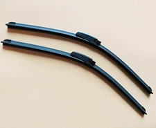 Front L&R Windshield Wiper Blade Set For Audi A4 A4 Quattro 2005-08 OEM Quality