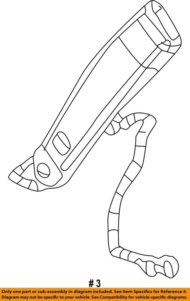 Used Front Left Seat Belt Front fits: 2007 Saturn Ion bucket Sdn driver buckle F Foto 4 de 4