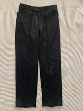 Bespoke Francesco Smalto Charcoal Grey Trousers - W30​​/​​40 Excellent Condition