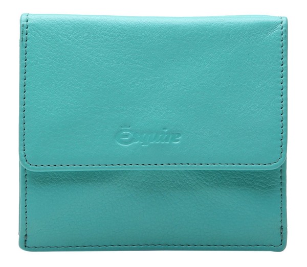 Esquire Peru Lady Wallet GeldböRse Turquoise TüRkis Neu-image