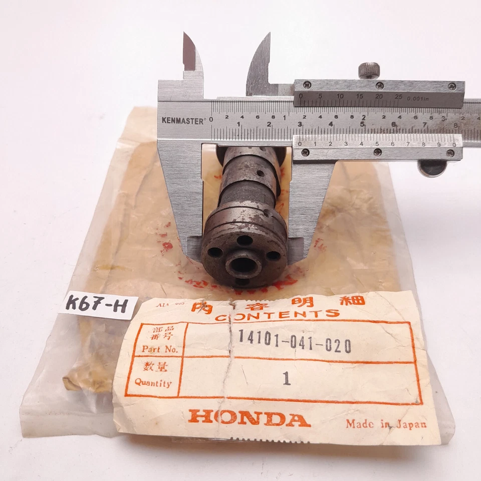 Eje de leva genuino Honda Z50 DAX Ct70 St70 Atc70 C70 SL70 XL70 nos Foto 4 de 4