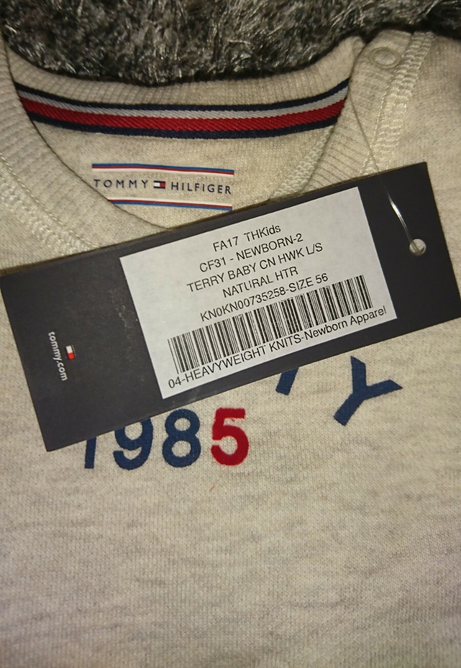 New Designer Tommy Hilfiger Newborn Jumper Sold Out Gift Party Christmas image 6