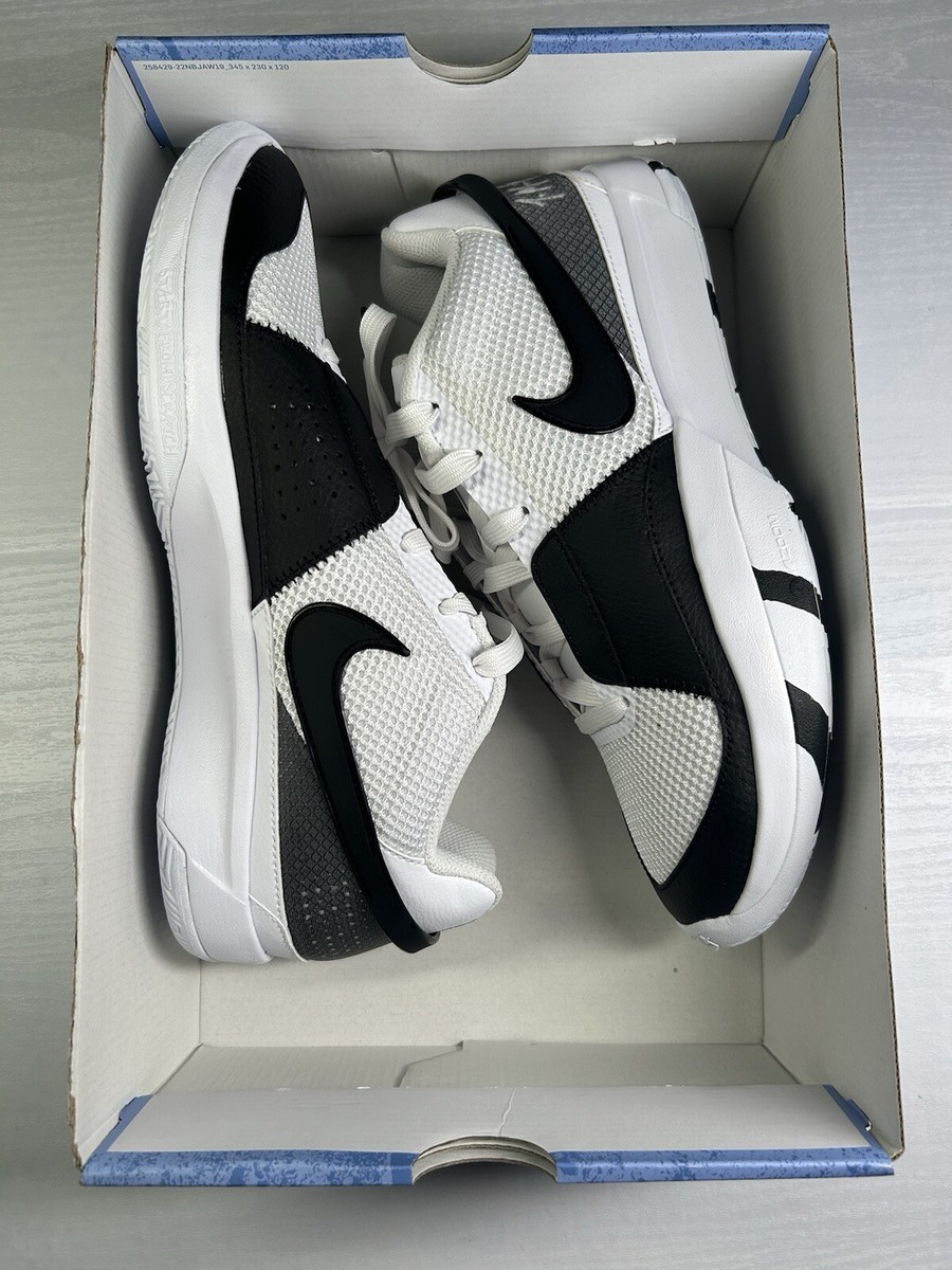 Nike Ja 1 Scratch 2.0 White Black - Size 10 - FQ4796 101 