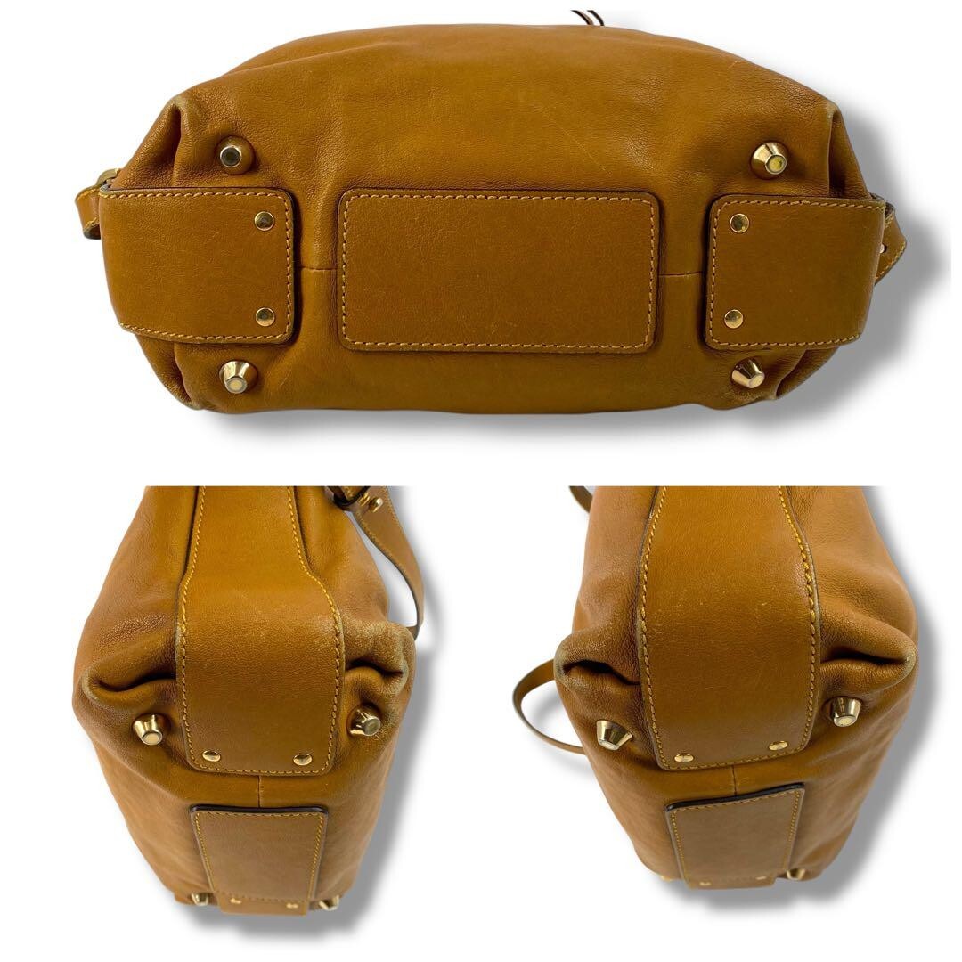 CHLOE Archive Angie 2-way Hand Bag Shoulder Bag Leather CHLOE Archive Angie 2-way Hand Bag Shoulder Bag Leather