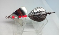 Vtg BUZZ Buzzspoon/Buzzbait Hammered nickel 1/2 Topwater Surface Buzz Bait Lure