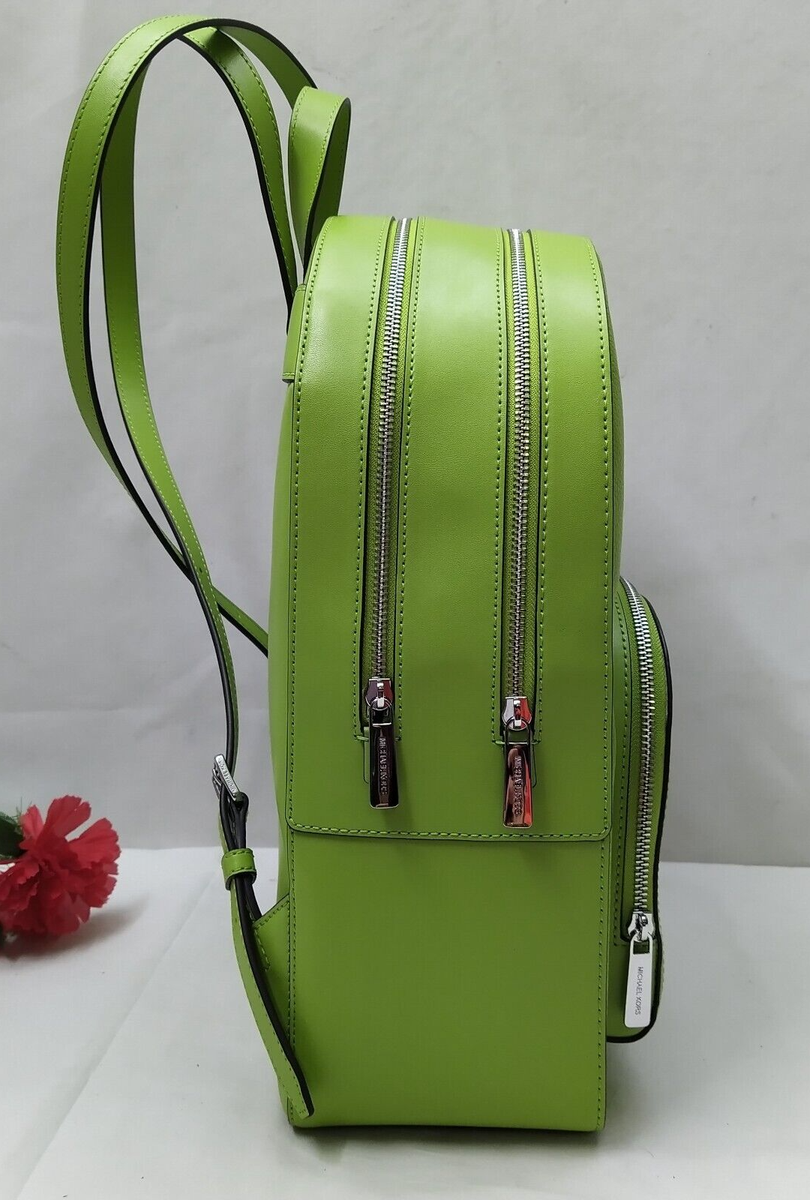 Michael Kors Jaycee Pebbled Green Leather Zipper Top Handle Large Backpack - NWT Michael Kors Jaycee Pebbled Green Leather Zipper Top Handle  main image 3