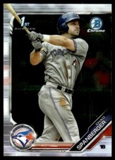 2019 Bowman Chrome Prospects Chad Spanberger RC Toronto Blue Jays #BCP-87