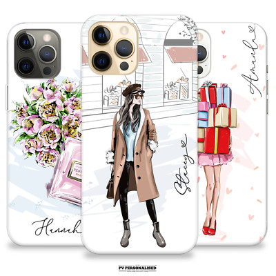 Personalisierte Handyhülle Name Silikon Cover für Apple iPhone 13 11 12 14 15 Pro