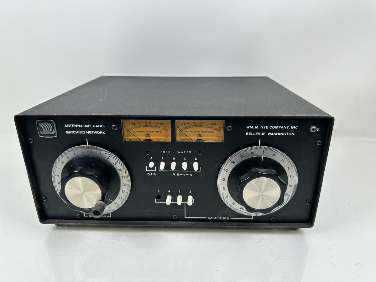 Nye Viking Antenna Impedance Matching 3KW Ver Wattmeter/SWR