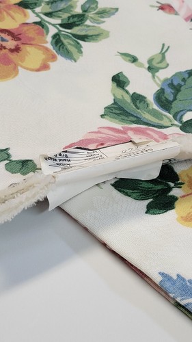 Interior Design Fabric SUNBRELLA Decorator Upholster Floral New 1 3/8 Yd Vintage - Imagen 5 de 16