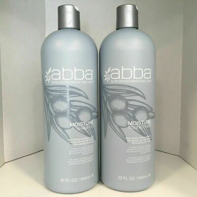 ABBA PURE MOISTURE SHAMPOO OR CONDITIONER 32 oz OR 8 oz -You CHOOSE-