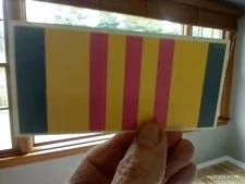 Small 2.25X4.75" Decal Sticker ( For inside of windows only ) VIETNAM vet