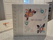Rag and Bone Bindery Unisex Baby Book Memory Album Scrapbook Linen Cover New