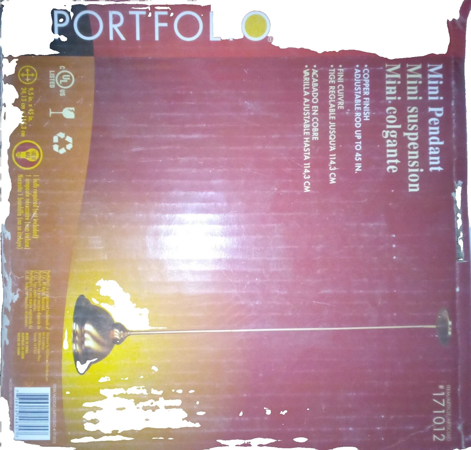 Candelabros de bronce Portfolio Rústico/primitivo y Lámparas de techo