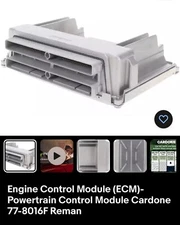Engine Control Module (ECM)-Powertrain Control Module Cardone 77-8016F Reman