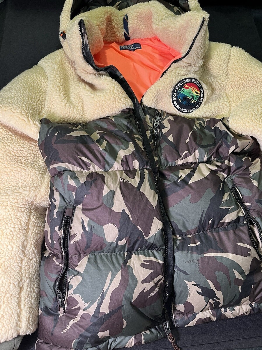 RALPH LAUREN POLO SPORTSMEN RESPECT WILDLIFE CAMO JACKET SIZE L RALPH LAUREN POLO SPORTSMEN RESPECT WILDLIFE CAMO JACKET SIZE L