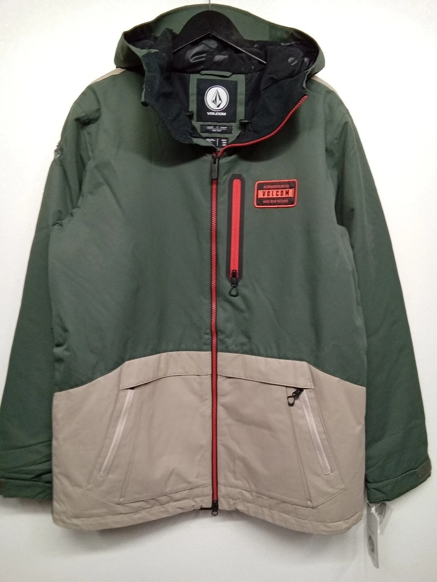 volcom analyzer mens snowboard ski jacket sz large #X2A