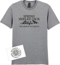 Image of Spring Heeled Jack T-Shirt - 'The Terror Of London', Legend, Various Colours