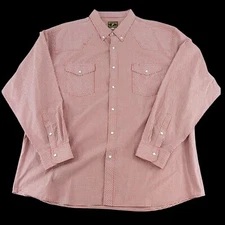 New Without Tags WYOMING TRADERS Men’s Sz 3XL/XXXL Pearl Snap Western L/S Shirt
