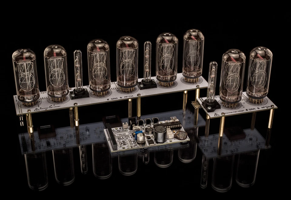 IN-18 Nixie Tube Clock [4, 6, 8 Tubes Boards] [WITHOUT TUBES] 12/24H SlotMachine - Image 3 of 4
