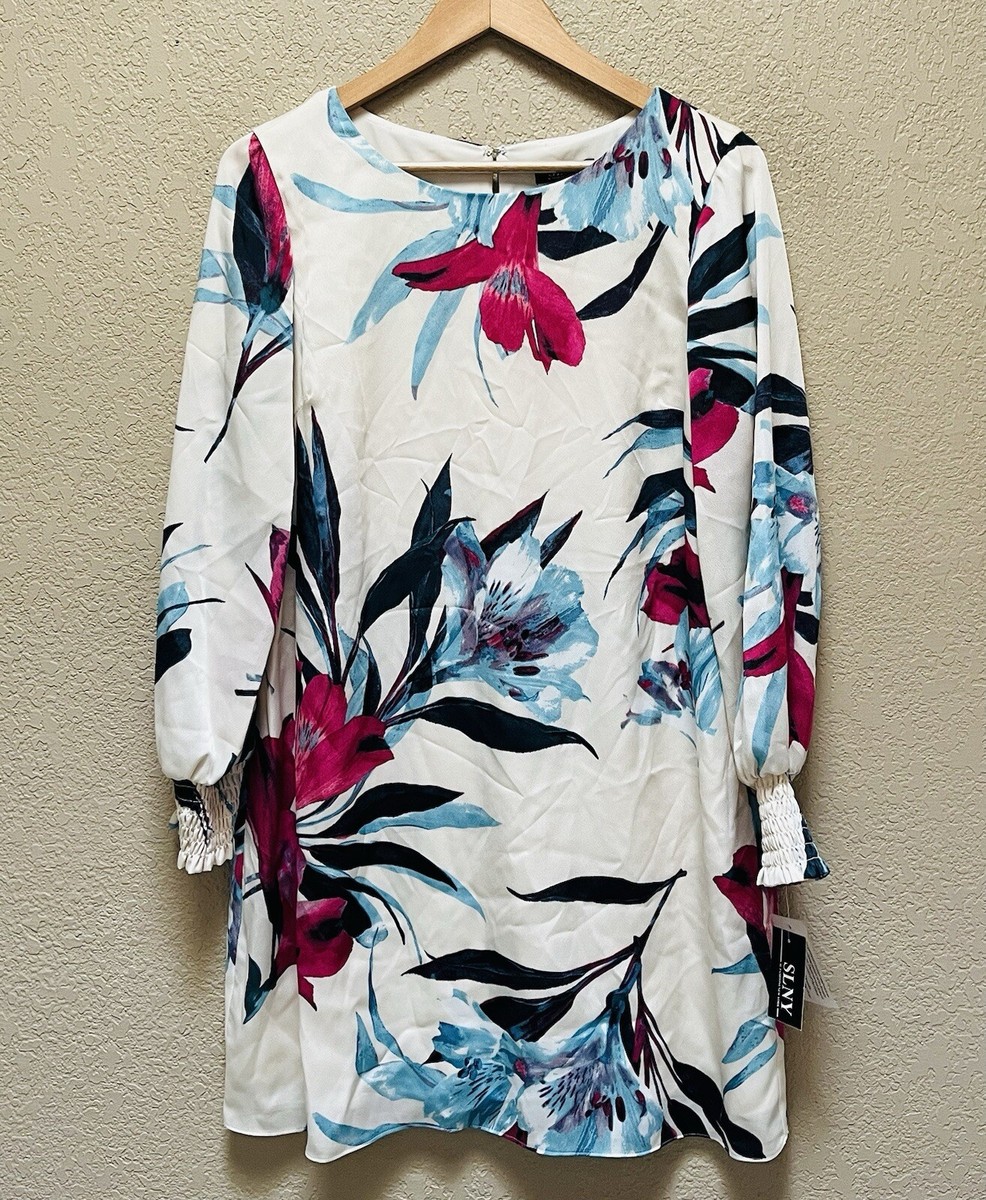 SLNY Fashions Floral Women's Dress Size 10P-NWT