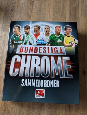 2013-14 Topps Bundesliga Chrome 242 Karten komplettes Set inkl. Ordner, DEU