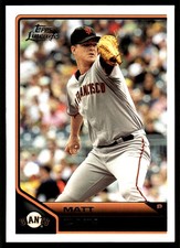 Matt Cain 2011 Topps Lineage #119 Giants MLB READ FREE SHIPPING AutographDen