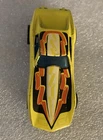 VINTAGE 1975 HOT WHEELS Corvette Stingray Yellow Blackwall HK Metal Car Original