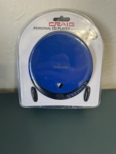Craig CD2808 Personal Portable CD Player W/Stereo Headphones Blue SEALED NEW