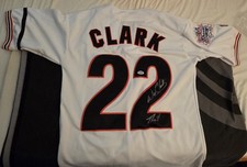 Will Clark San Francisco Giants Signed Replica 89 World Series Jersey PSA Thrill