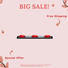 Lightweight 17'' Red LED Light Bar - Waterproof, Car Specific, Easy Installation